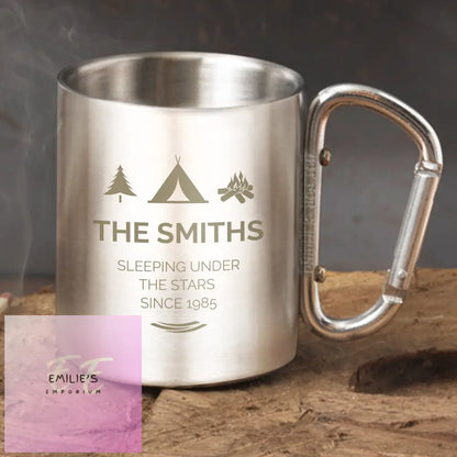 Personalised Wilderness Wanderer Stainless Steel Mug