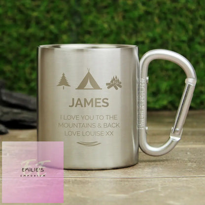 Personalised Wilderness Wanderer Stainless Steel Mug