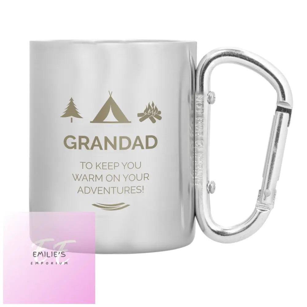 Personalised Wilderness Wanderer Stainless Steel Mug