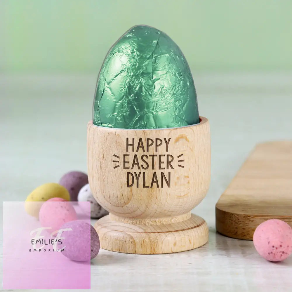 Personalised Wooden Egg Cup