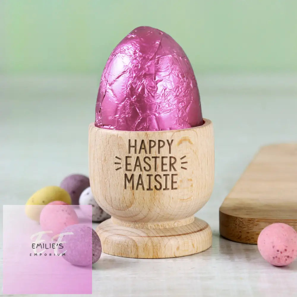 Personalised Wooden Egg Cup