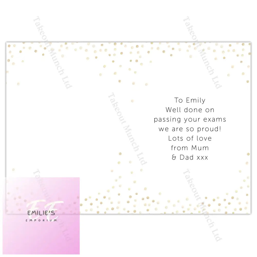 Personalised You Passed! Card