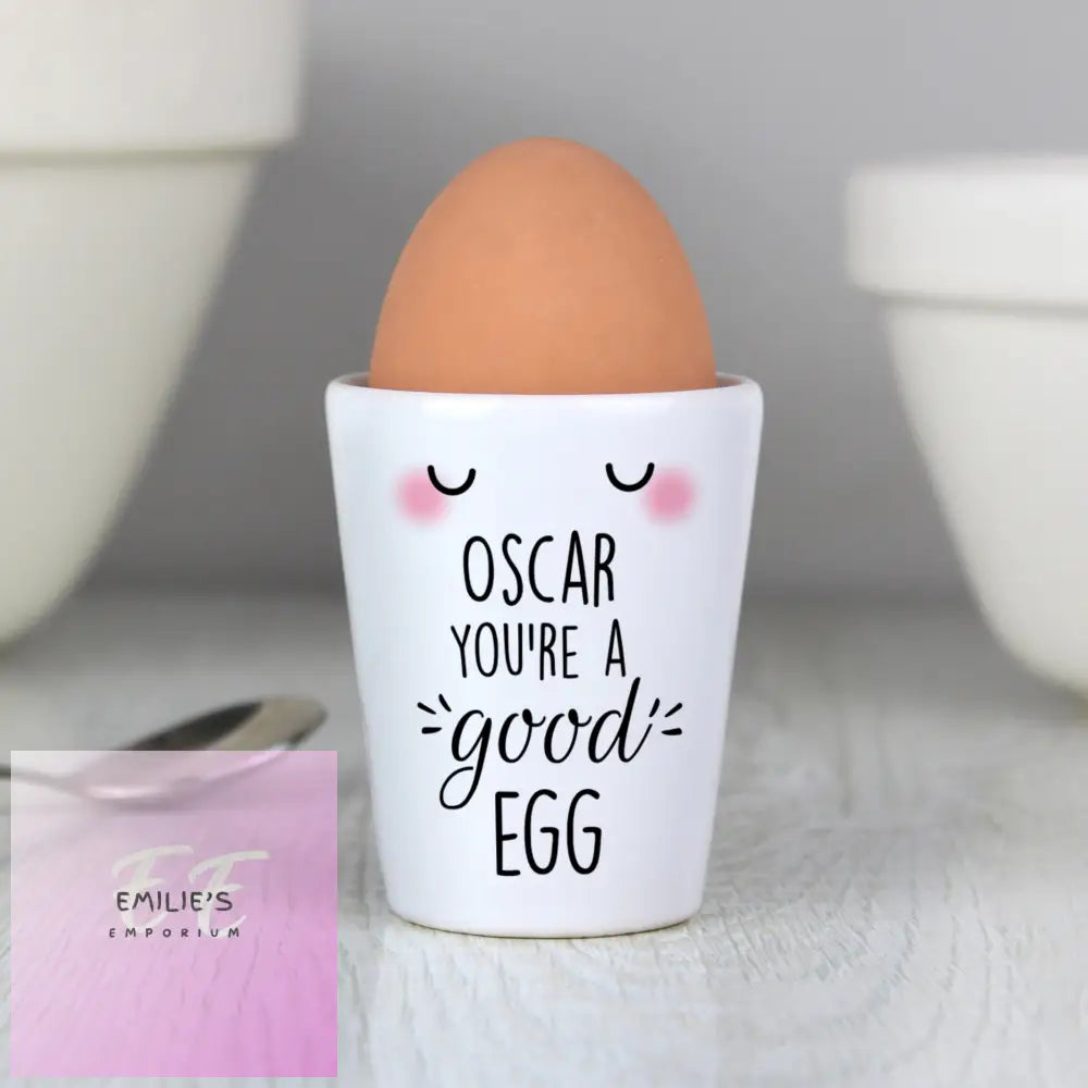 Personalised Youre A Good Egg Cup