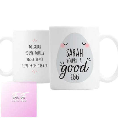 Personalised Youre A Good Egg Mug