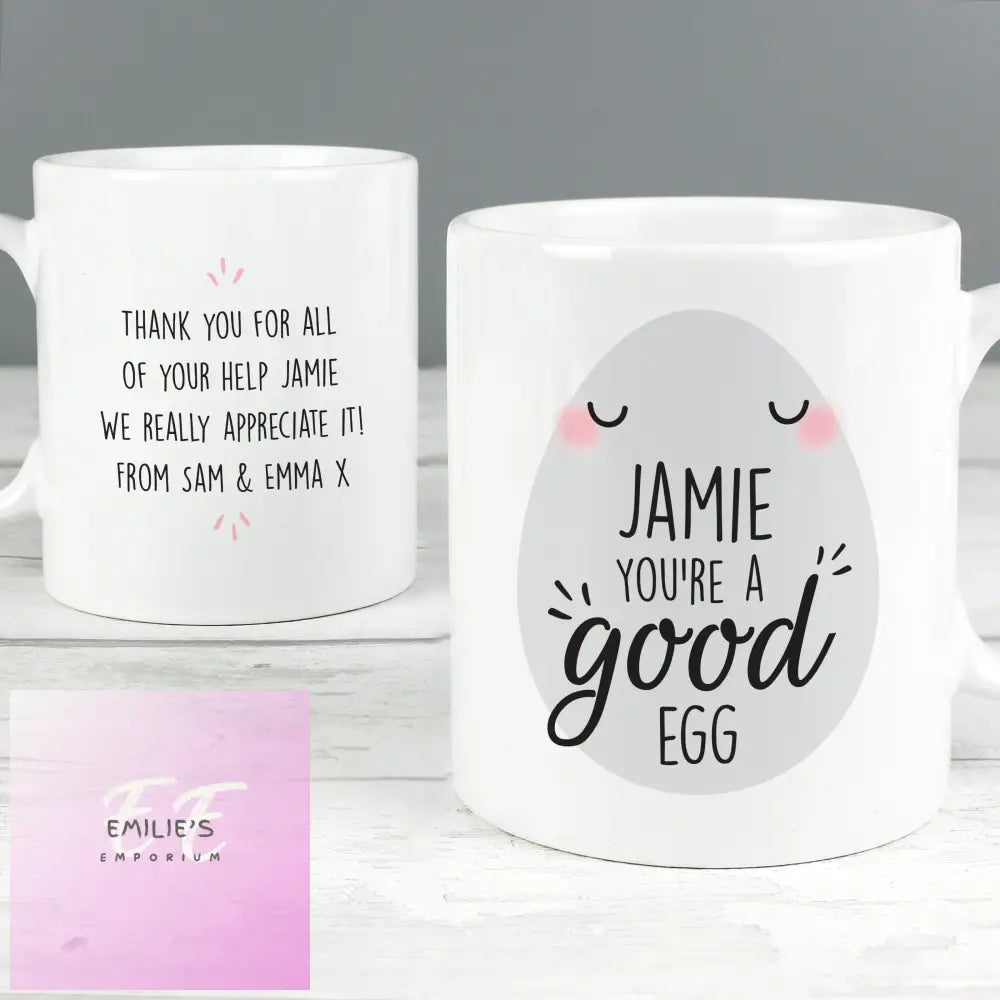 Personalised Youre A Good Egg Mug