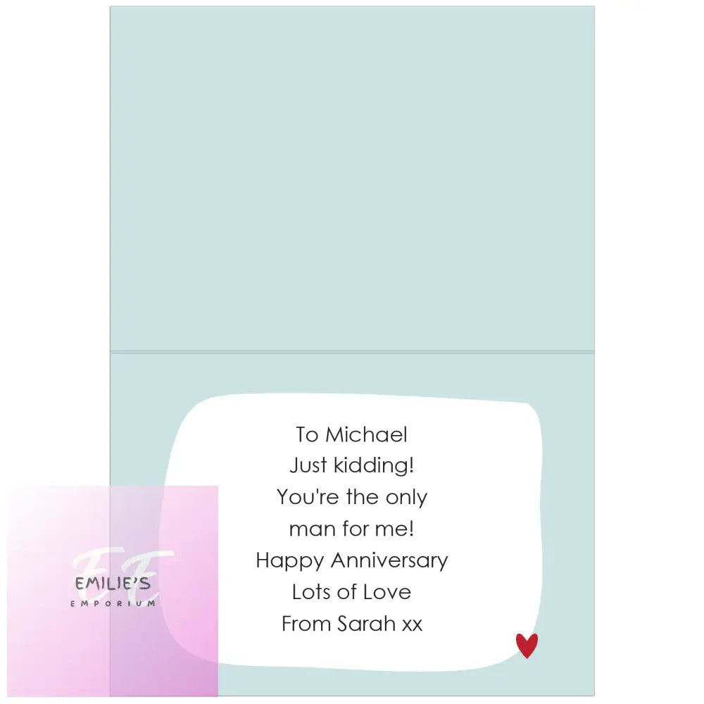 Personalised Youre My Favourite Husband Card