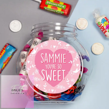 Personalised Youre So Sweet Jar