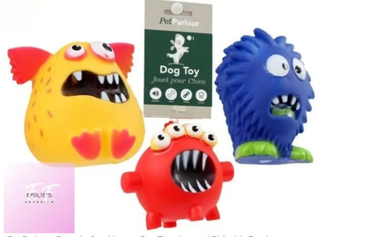 Pet Parlour - Squeaky 9Cm Monster Dog Toy...assorted Picked At Random X24