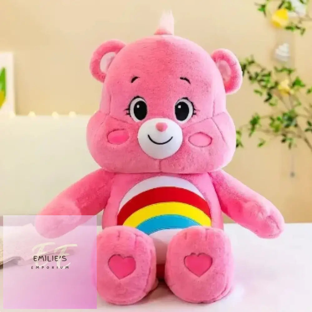 Pink Care Bear Plush Toy 35Cm