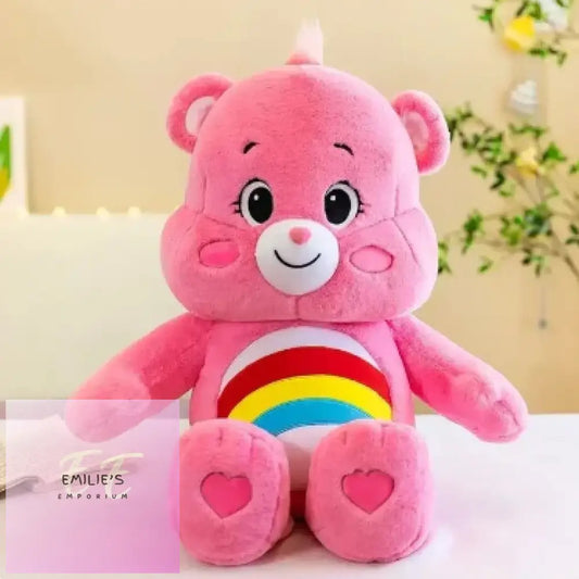 Pink Care Bear Plush Toy 35Cm