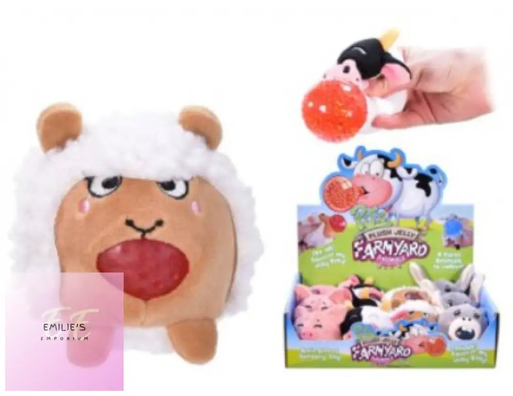 Plush Jelly Squeezers - Farm X12