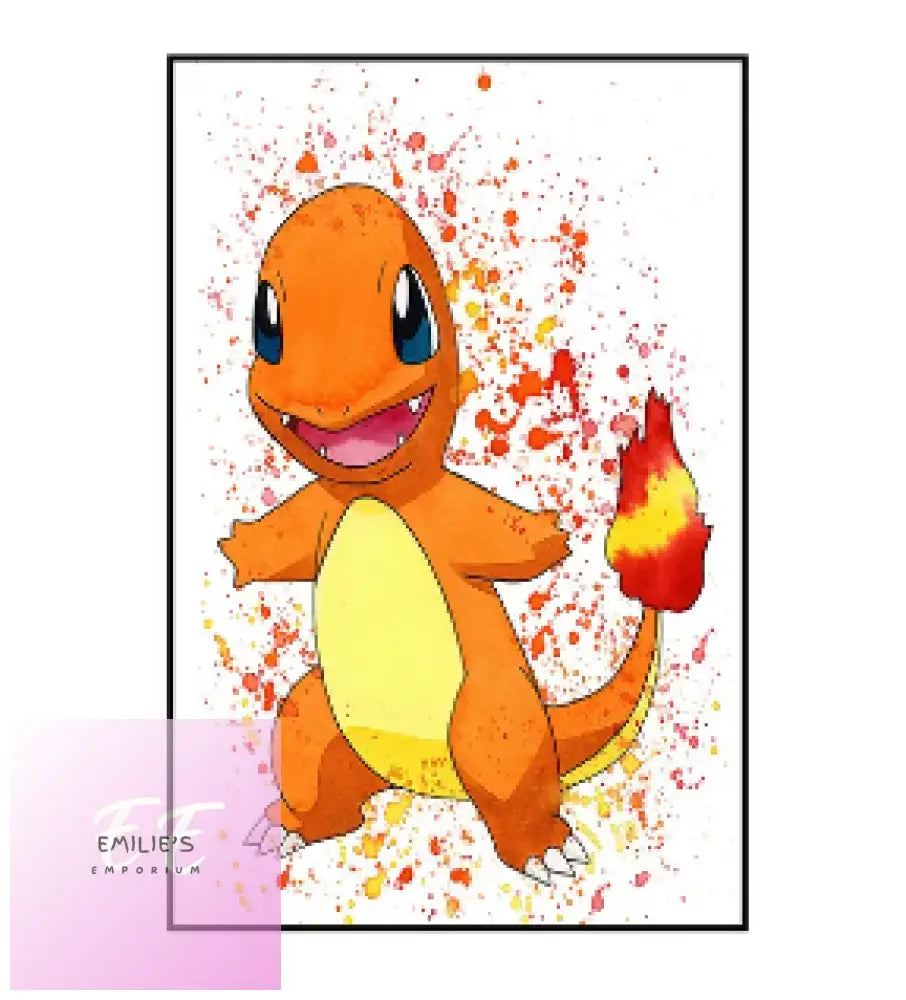 Pokemon Charmander Diamond Art 20X30Cm