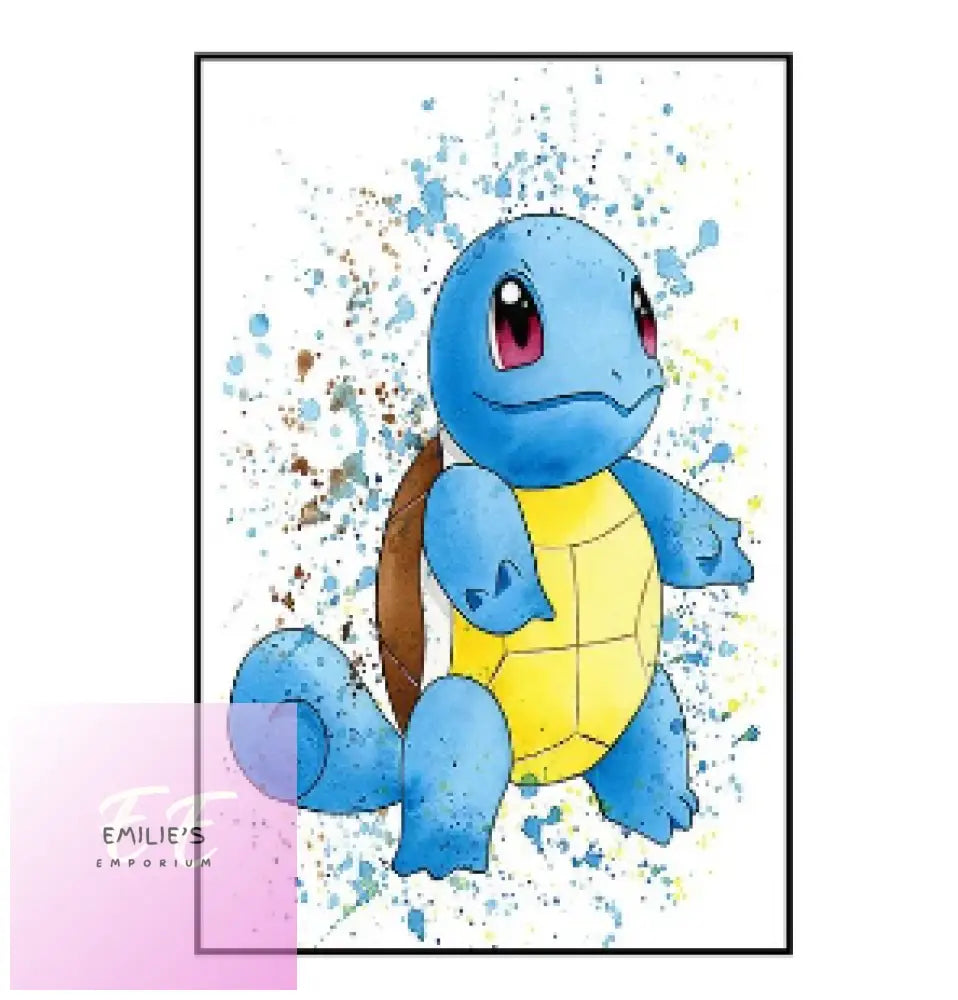 Pokemon Squrtle Diamond Art 20X30Cm