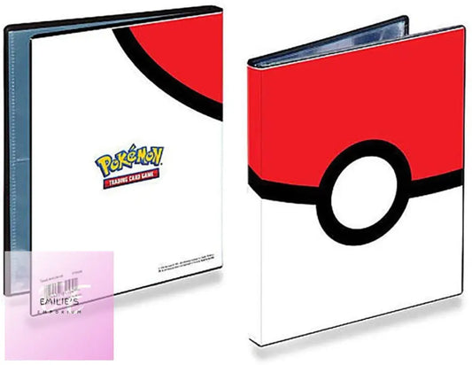 Pokemon Tcg 4 Pocket Portfolio - Pokeball Design