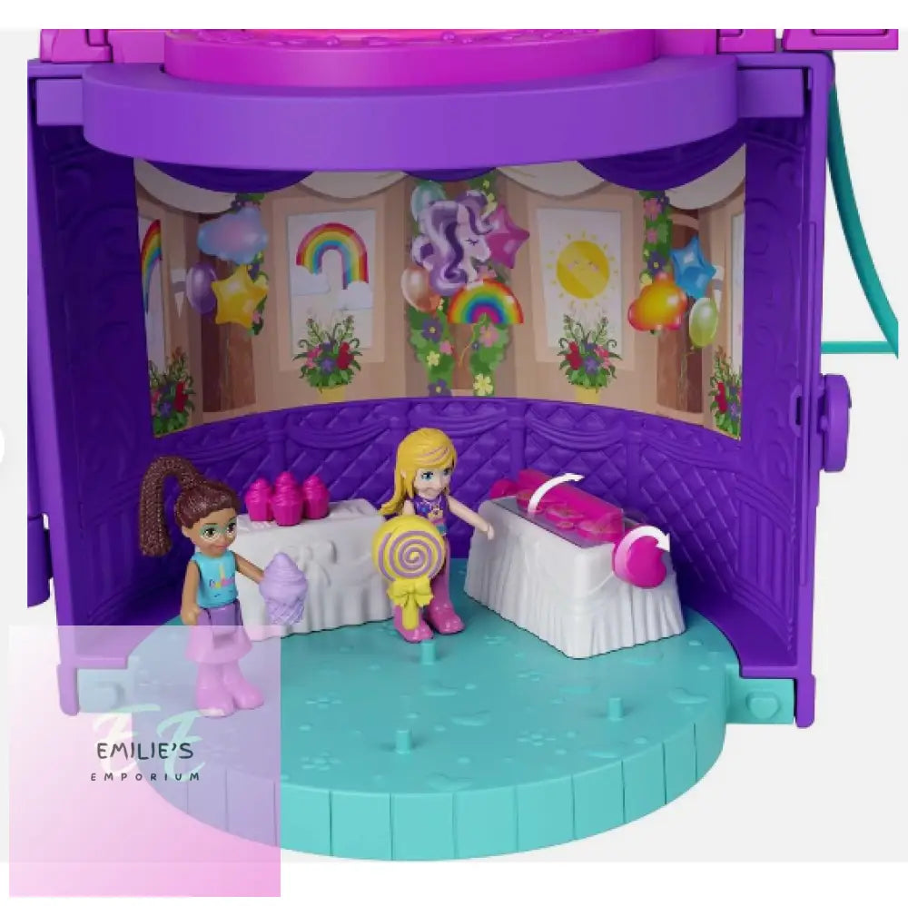 Polly Pocket 2-In-1 Unicorn Playset Birthday Spin N’ Surprise