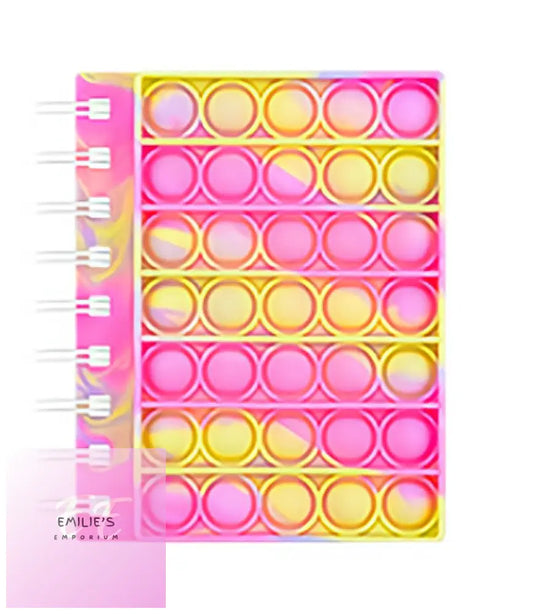 Popit Notebook- Pink & Yellow