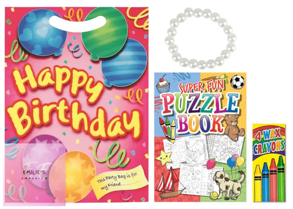 Pre Filled Party Bag - Happy Birthday (Boy/Girl) Girl