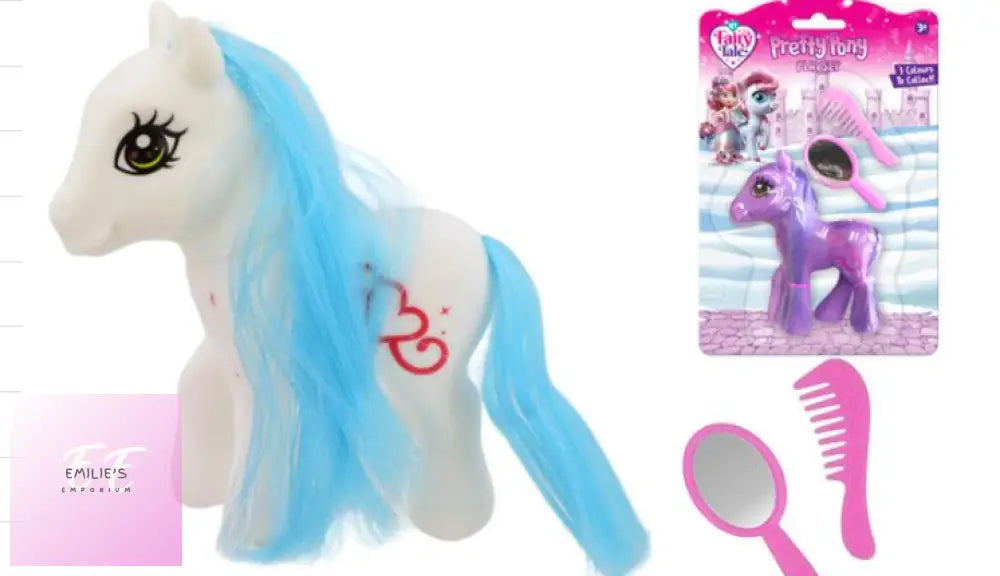 Pretty Pony Play Set With Accessories Assorted Designs