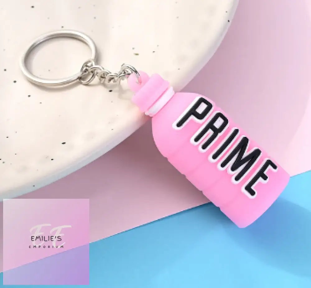 Prime Bottles Key Rings- Choices Pink