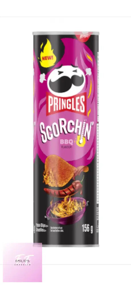 Pringles Scorchin’ Bbq - 156G [Canadian]