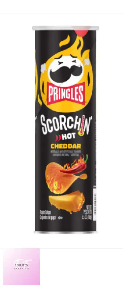 Pringles Scorchin Cheddar - 5.5Oz (158G)