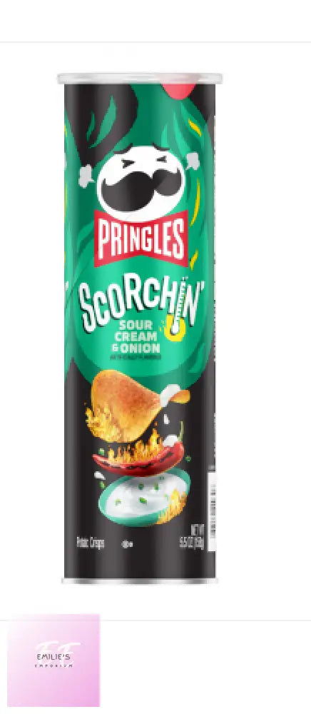 Pringles Scorchin’ Sour Cream & Onion - 156G [Canadian]