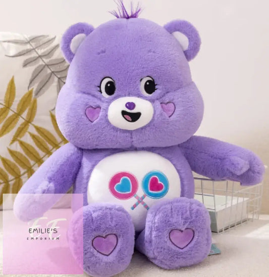 Purple Care Bear Plush Toy 22Cm