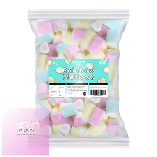 Rainbow Mallows (Candycrave) 1Kg Candy & Chocolate