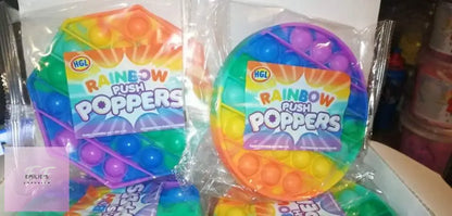 Rainbow Push Poppers (Pop It)