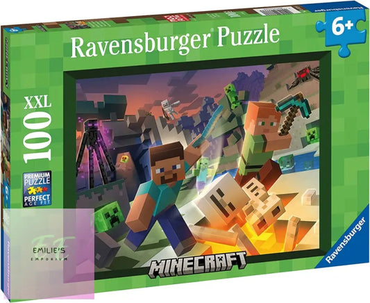 Ravensburger 100 Xxl Piece Jigsaw Puzzle - Minecraft Monster