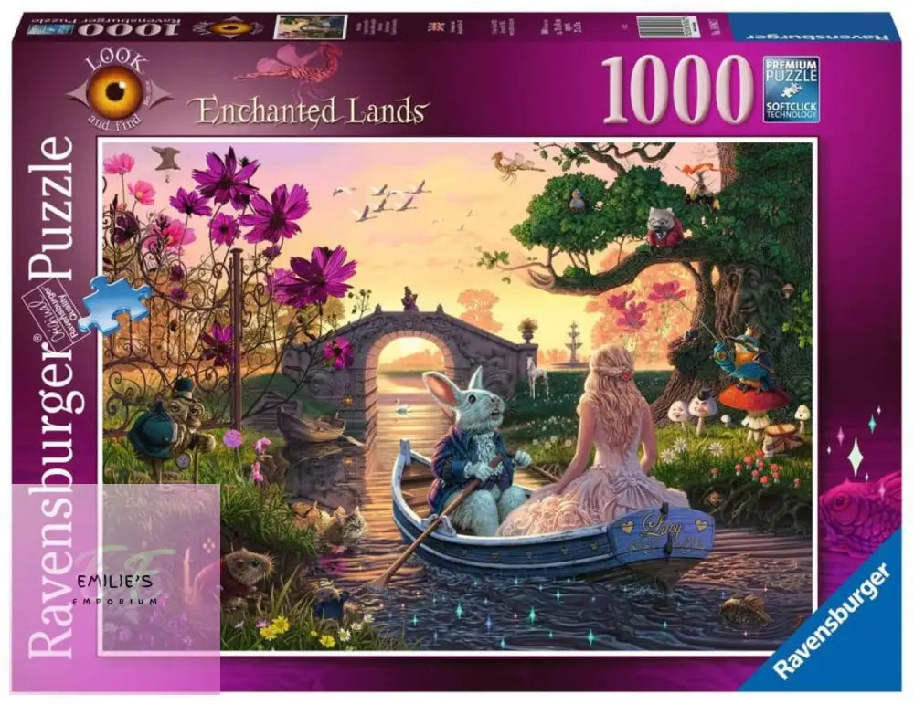 Ravensburger Enchanted Lands (Look And Find) 1000 Piece Jigsaw Puzzle