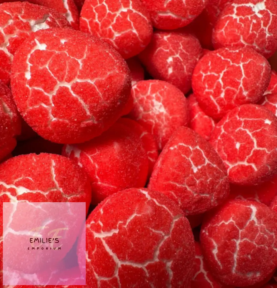 Red Paint Balls 4 Pieces - Freeze Dried Sweets