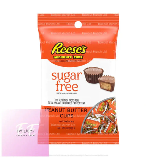 Reeses Peanut Butter Cup Miniatures Sugar Free 85G