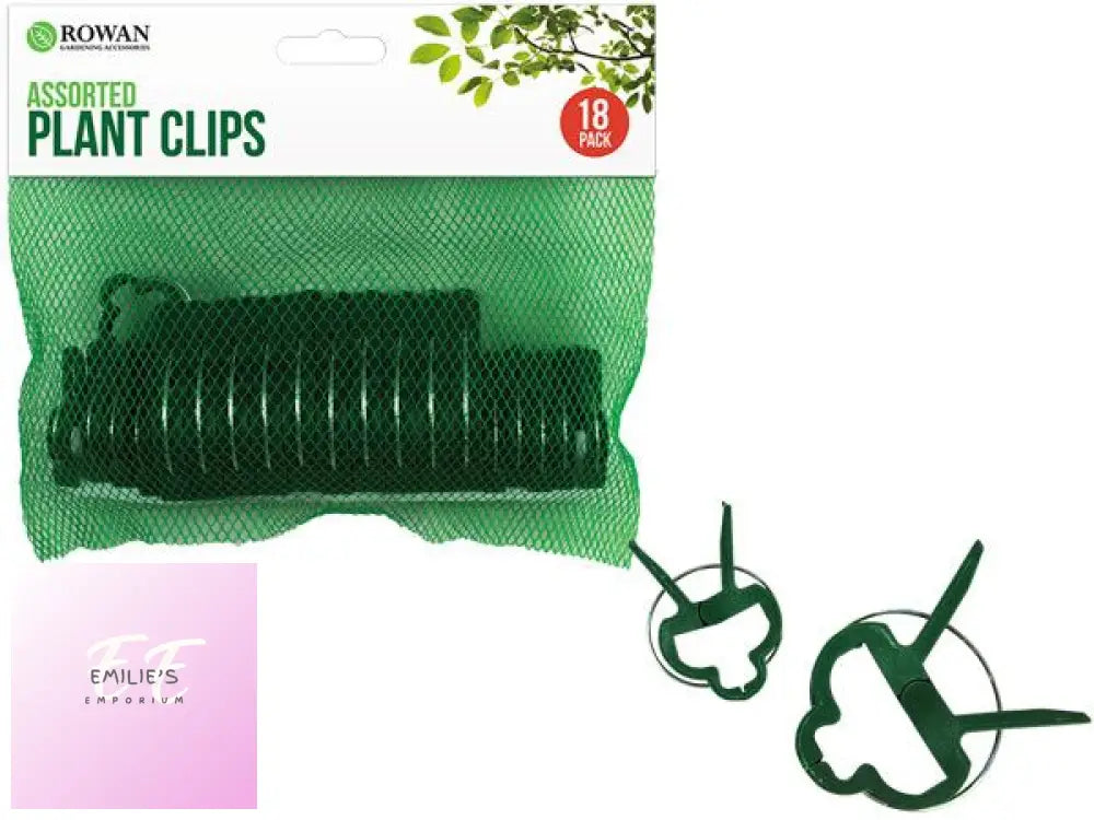 Rowan 18Pk Assorted Plant Clips