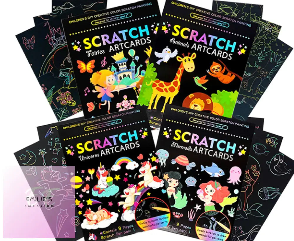 Scratch Art Cards Mega Value Mix X36