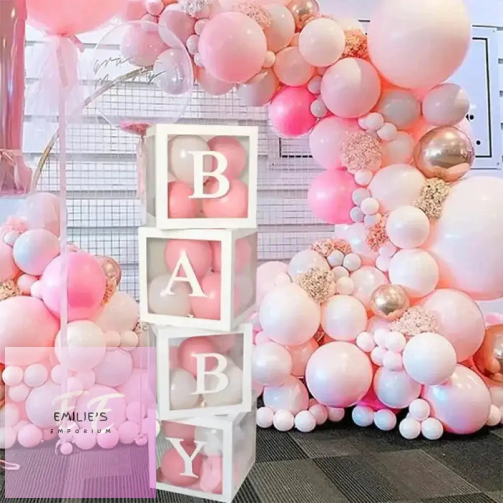 Set Of 4 - Baby Balloon Box