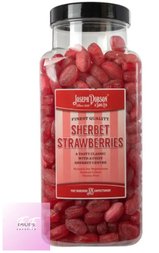 Sherbet Strawberries Jar (Dobsons) 3Kg
