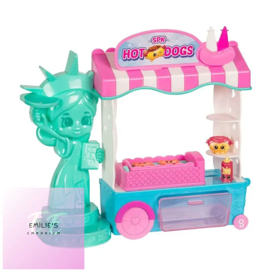 Shopkins Spk Hotdog Stand Playset With Miniature