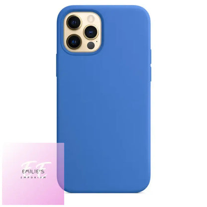 Silicone Phone Cases For Iphone - Choice Of Design And Phone Capri Blue / 11