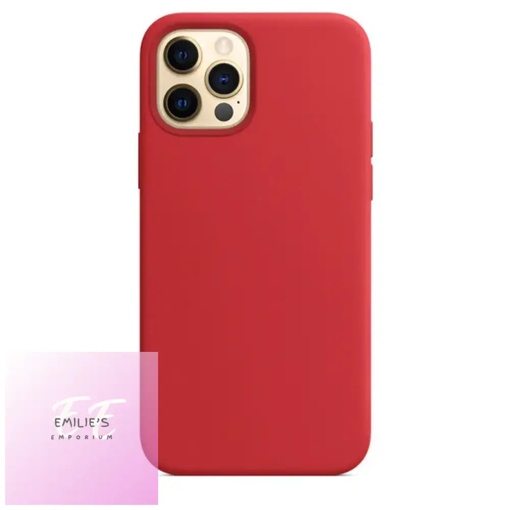 Silicone Phone Cases For Iphone - Choice Of Design And Phone Red / 11