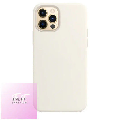 Silicone Phone Cases For Iphone - Choice Of Design And Phone White / 11