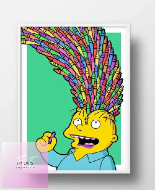Simpsons Ralph Crayon Brain Diamond Art 20X30Cm