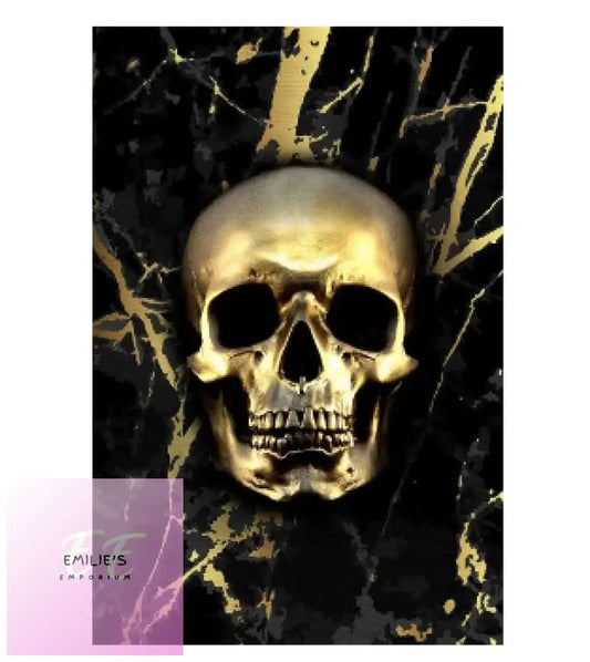 Skull Diamond Art 20X30Cm
