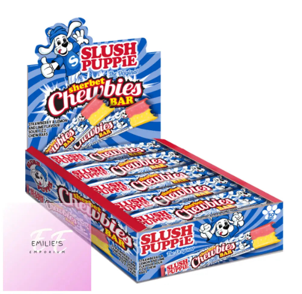 Slush Puppie Chewbies Strawberry & Lemon Lime 50X25G Sweets