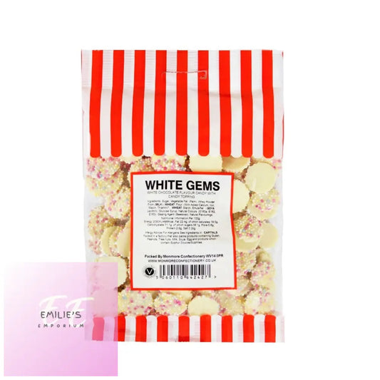 Small White Chocolate Flavour Jazzles 125G Candy & Chocolate