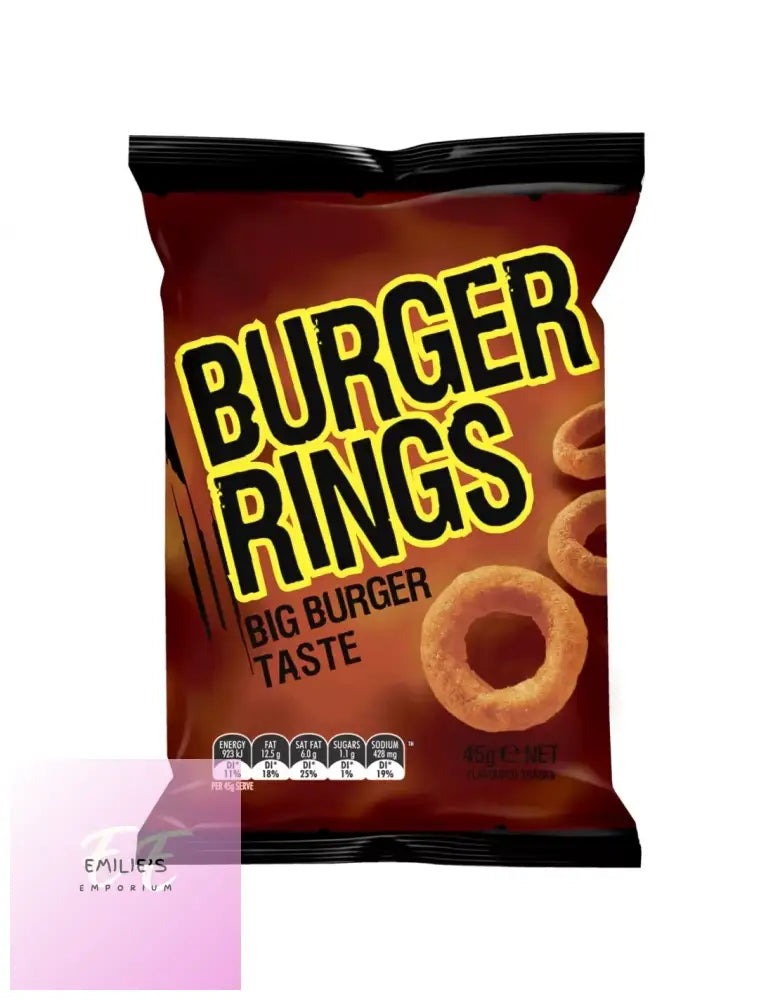Smith’s Burger Rings 1.58Oz/45G – Pack Of 18