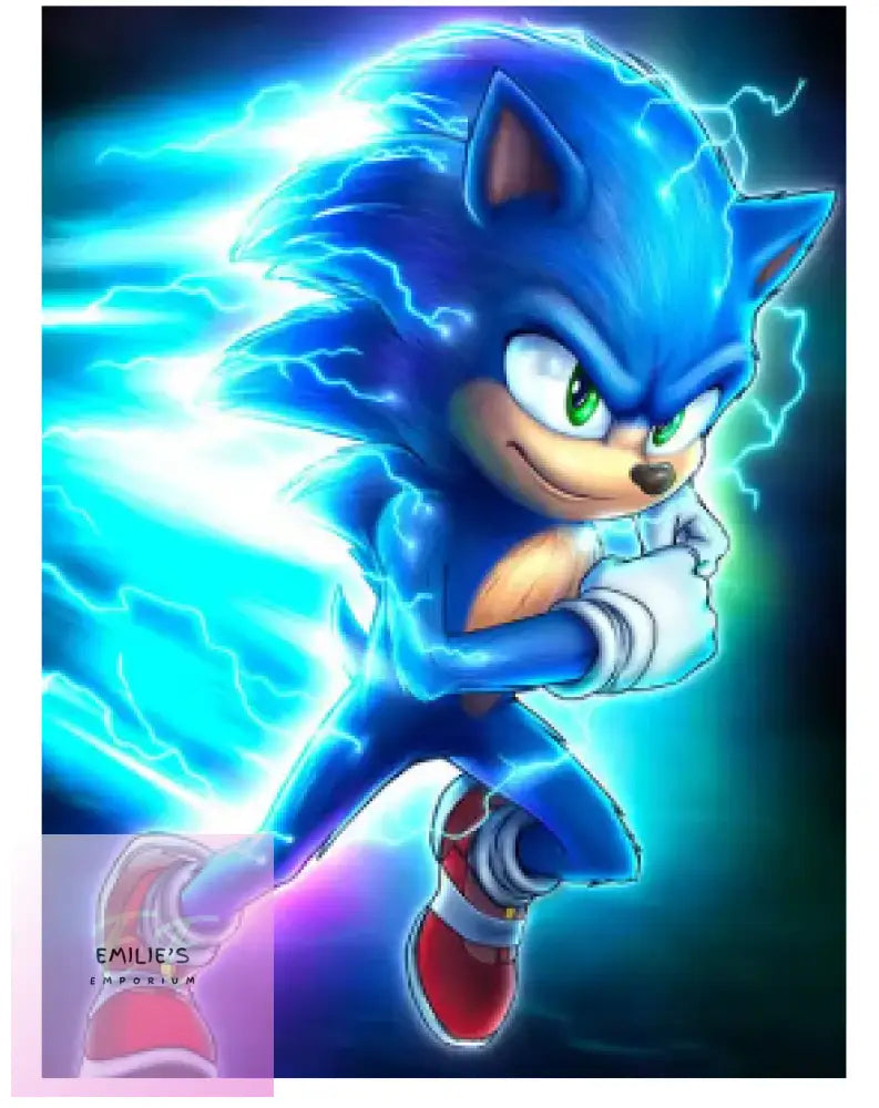 Sonic Running 5D Diamond Painting 20X30Cm