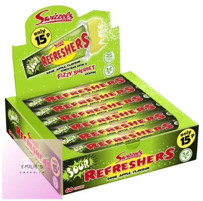 Sour Apple Refreshers Chew Bar (Swizzels) 60 Count