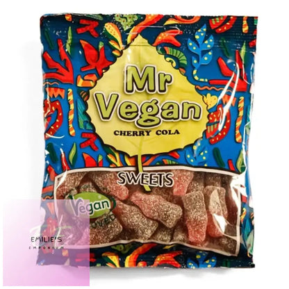 Sour Cherry Cola Bottles (Mr Vegan) 12X120G