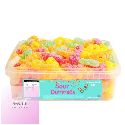 Sour Dummies Tub (Candycrave) 600G Candy & Chocolate